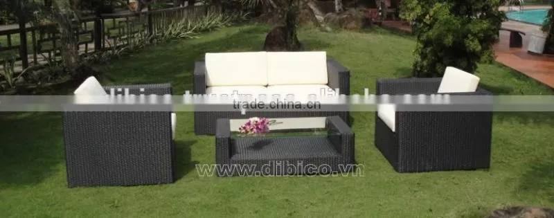 Outdoor Furniture Rattan Sofa Set Of 4 Pcs