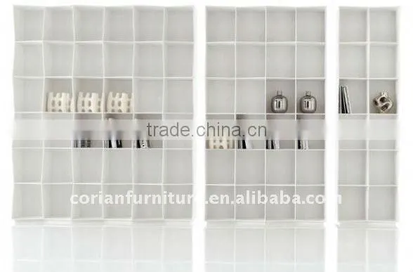 Corianfurniture Hi Macs made solid surface home bookcase