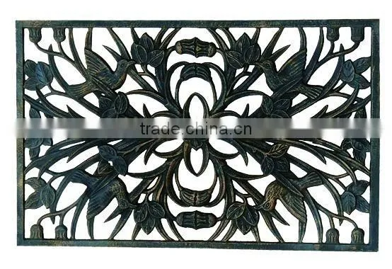 Sales well cast iron rectangle door mat factory/company/maker/supplier