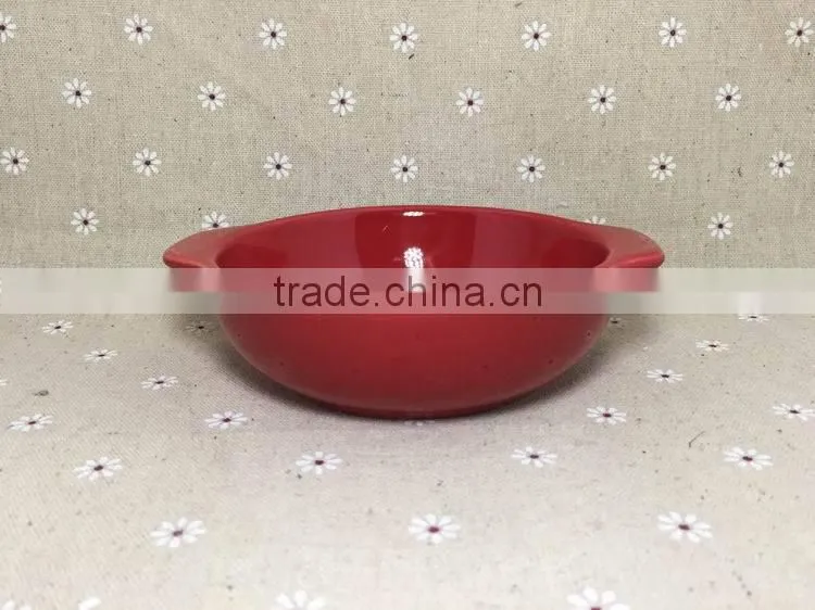 Rural style ceramic plates,stocked porcelain bakeware plate