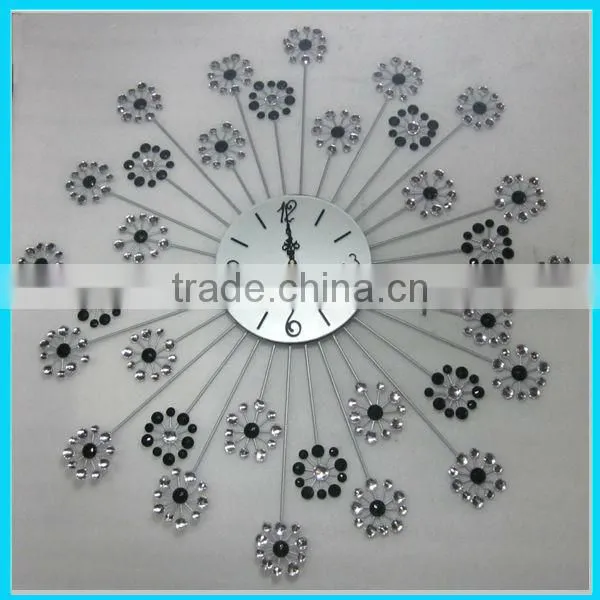 Modern Home Antique Metal Art Wall Clock