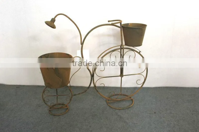Plant holder with watering pot