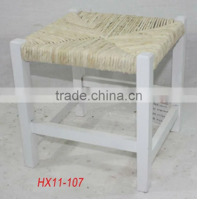 Vintage wooden seat stool for children