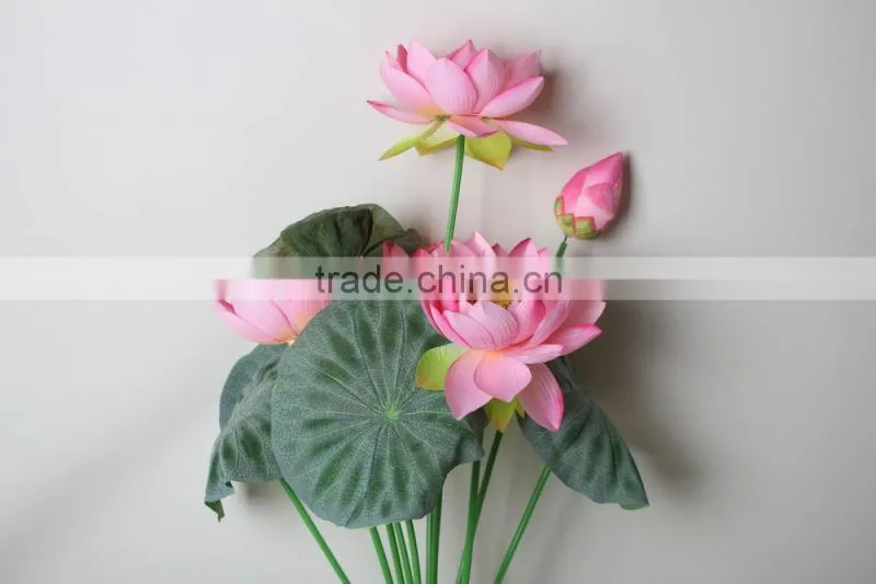 Natural lotus artificial decorative lotus flowers China manufacturer