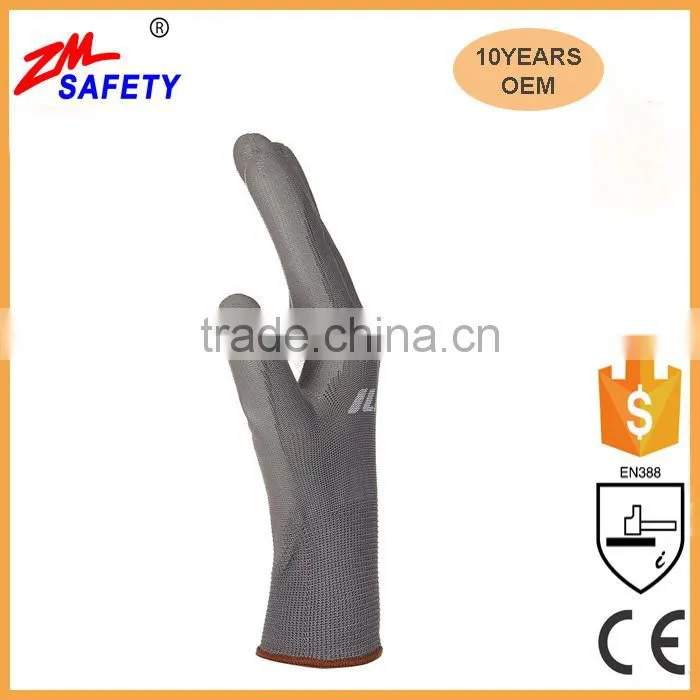 Factory Price Ultimate Grip Safety Work PU Coated Gloves for Garden Fishing Electrician Automotive Kids Women Men
