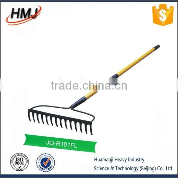rake with riveted teeth