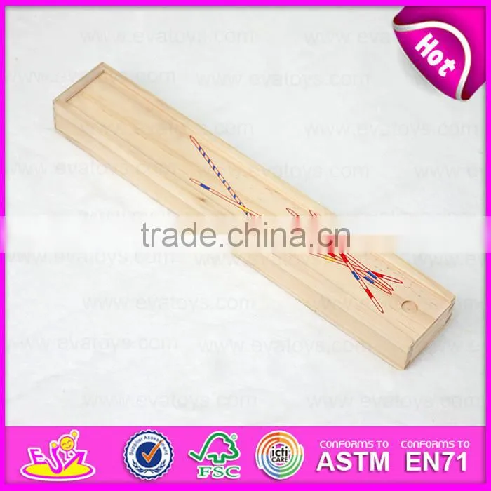 2017 Top fashion kids wooden mikado sticks custom children wooden mikado sticks W01B015-S