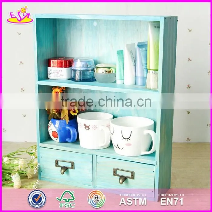 2017 New products high quality wooden desktop shelf for sale W08C173