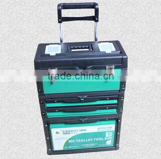 BERRYLION trolley tool box plastic work boxes hand tools with high quality
