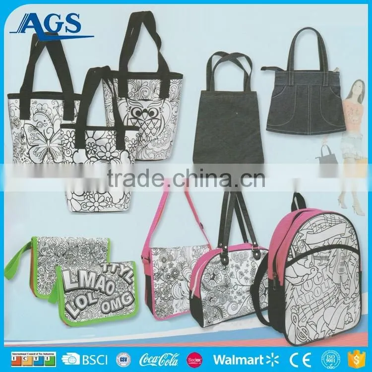 Luxury golden and silver lovely bowknot design tote bag on hot sale