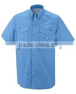 Softtextile fishing shirt, wholesale fishing shirt with custom logo