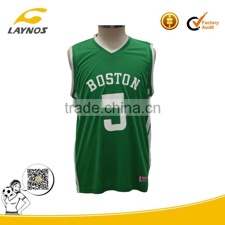 classic style 100% polyester top style basketball jersey