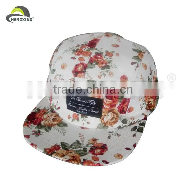 Aztec Denim 5 Panel Hat Custom Print Pattern 5 Panel Hat Cap Wholesale
