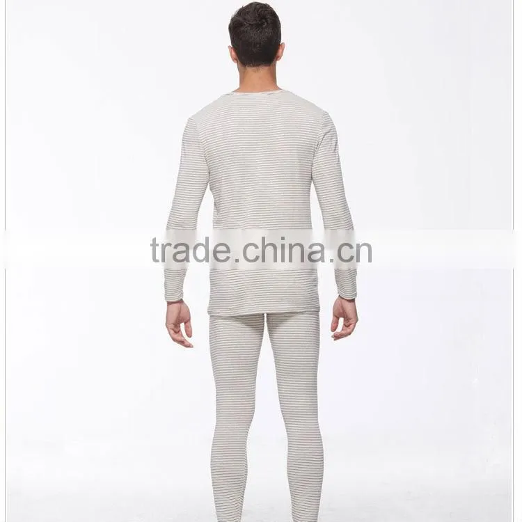 Customized Solid Long Johns Underwear Mens Thick Thermal Underwear