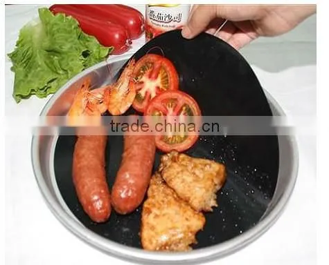Non-stick reuseable round PTFE frying pan liner