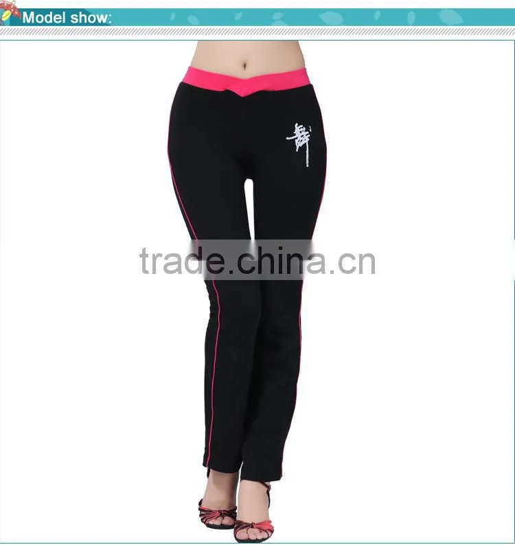 Kids Girls Cotton Sports Pant Elastic Waist Legging Children Pencil Pants