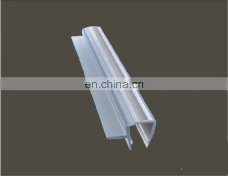 PVC shower door waterproof strip and seal for 8mm glass door