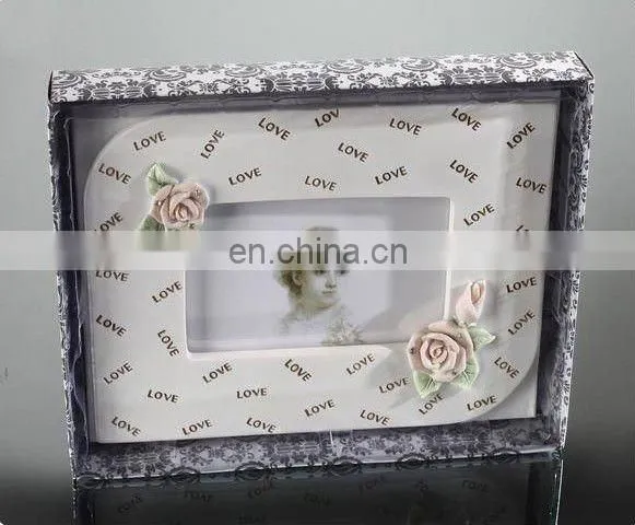 rose design Graceful signature guest book wedding gifts