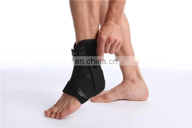 Medical Neoprene Ankle Braces With Stabilizer Straps Plantar Fasciitis