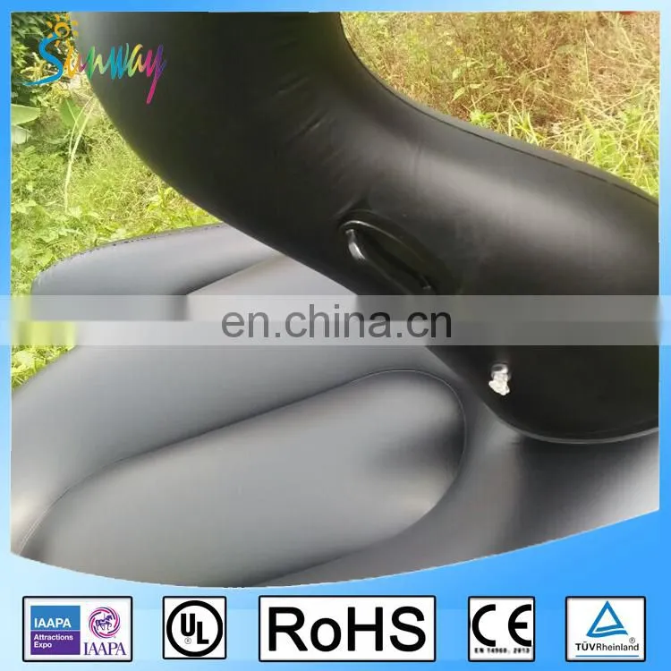 Swimming Pool toy Mattress Inflatable Black Swan Pool Float