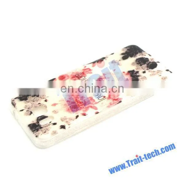 For Samsung Phone case , Colorful Painting TPU Back Case for Samsung Galaxy Alpha