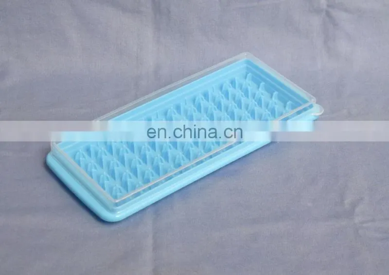 diamond shape plastic ice cube tray with lid