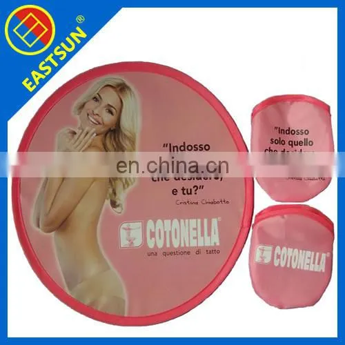 Promotional Fabric Folding Frisbee , pop up frisbee