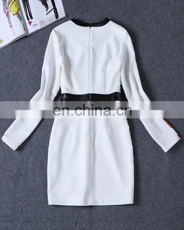 2015 Long sleeve dress women wear