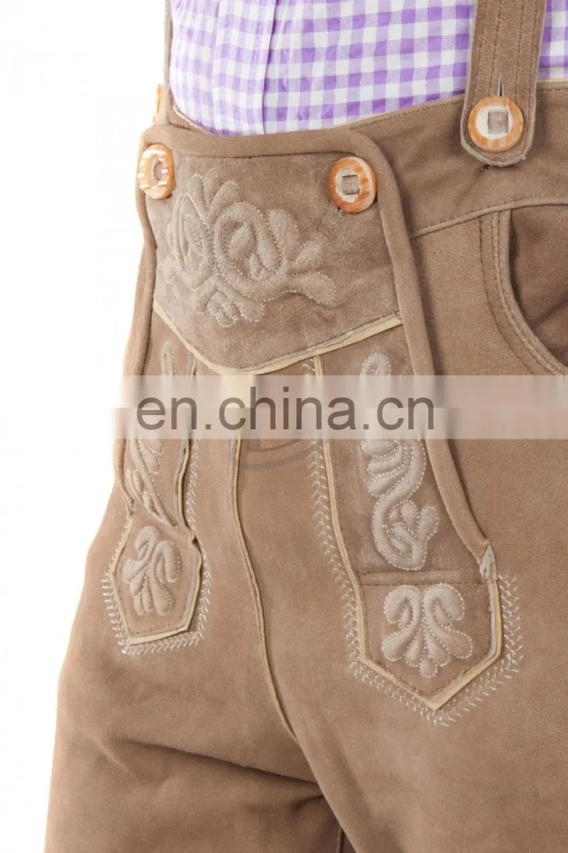 2016 Men's Stylish Bavarian Oktoberfest Trachten Lederhosen (Bavaria Clothing)