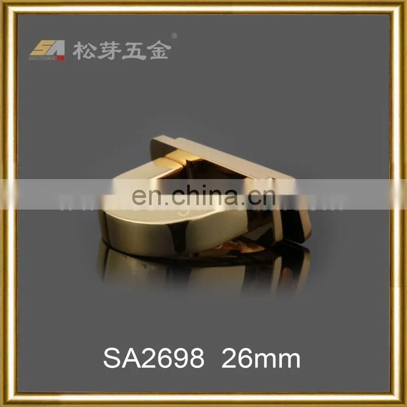 luxurious luggage parts for suitcases metal bag arch buckle