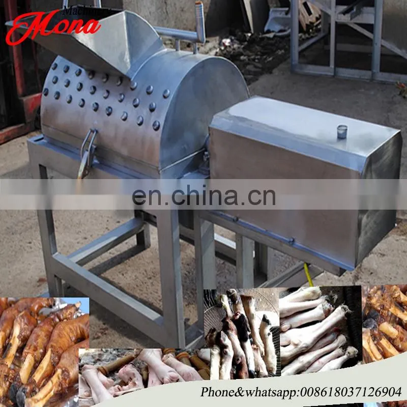 electric pig feet trotter hair remover/pig feet dehair machine