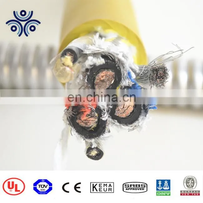 Mining Metallic Shield Rubber Flexible Cable