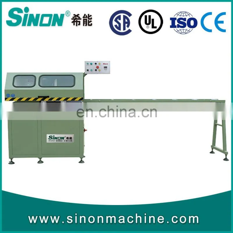 Window Door Aluminum and UPVC Profile Single Mitre Saw Cutting Machine