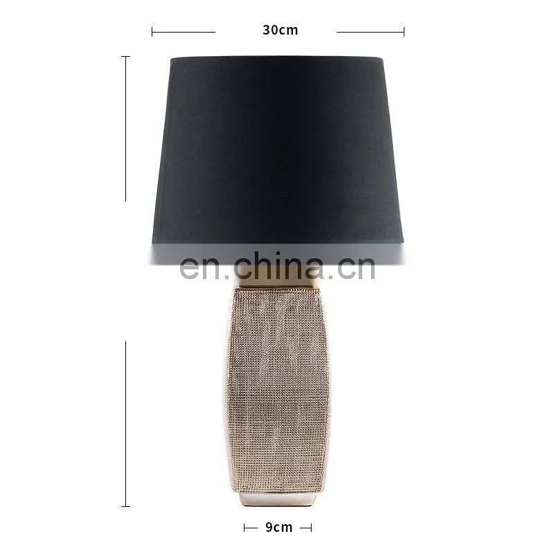 Home ceramic led desk lamp and table lamp for indoor room
