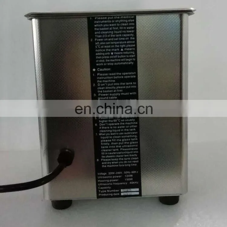 DW-80 Dental Ultrasonic Cleaning Machine System