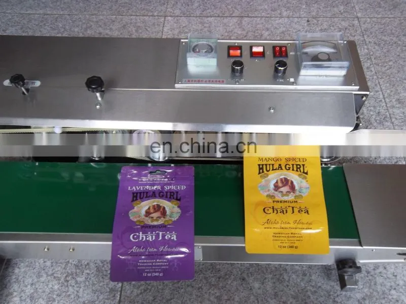 JOYGOAL potato chips salt bag continue plastic bag sealing machine