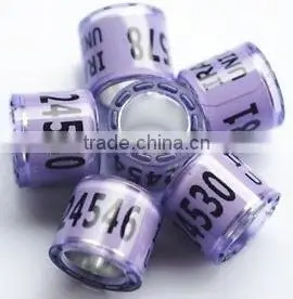 7/8/9mm 2016 customized racing pigeon ring pigeon leg bands