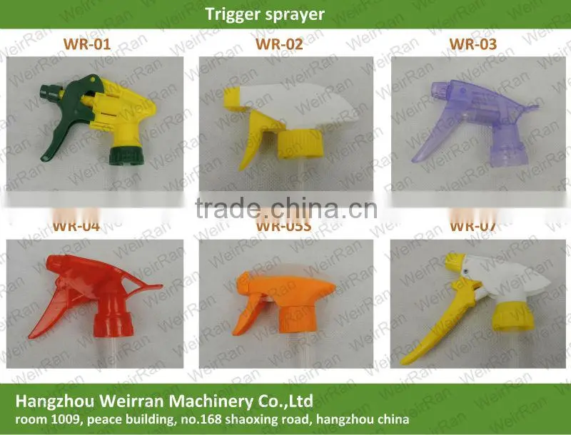 (23825) 28/400 hand small plastic pressure sprayer head, pressure pump trigger sprayer