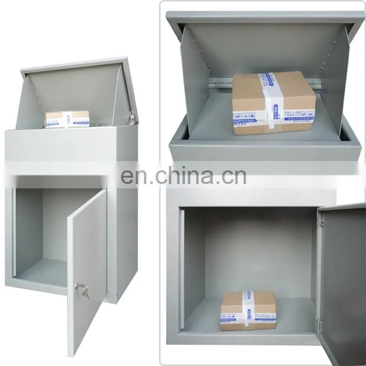 Wall Mounted Locking Dropbox Mailbox outdoor parcel drop box parcel delivery box