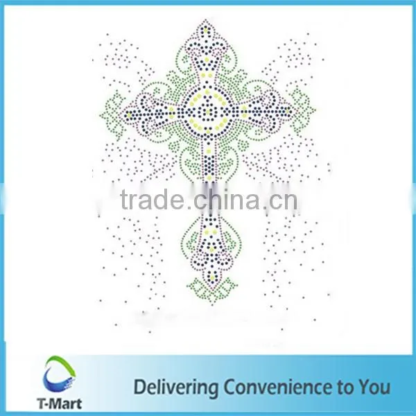 decorative rhinestone cross transfer