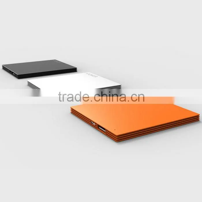 Custom metal suqare power bank 2500mah usb power bank