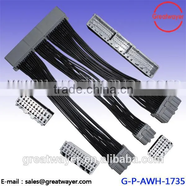 20AWG Auto Europe 64 way Socket NO Gluewater 31 Way Retractable Cable Assemblies