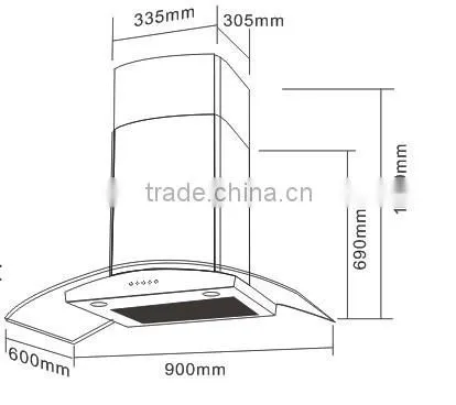 vent air kitchen chimney for home