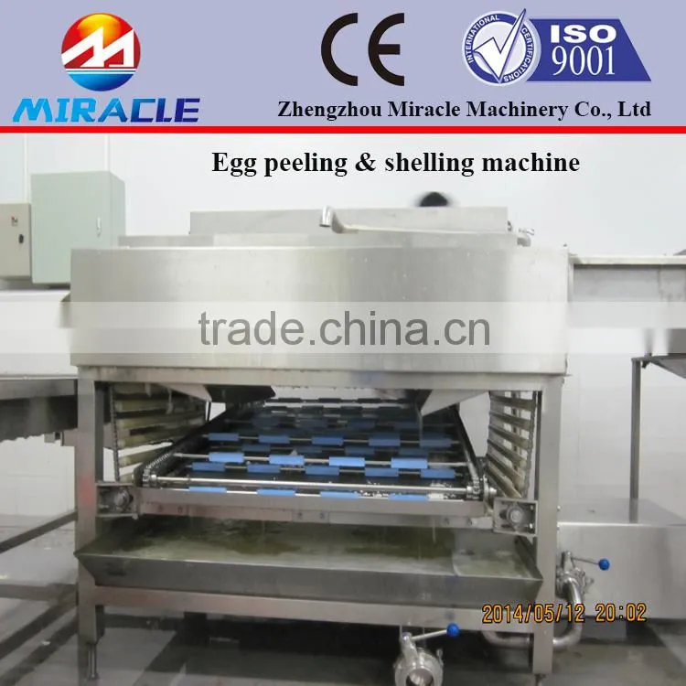 Full stainless steel Hard boiled chicken egg breaking machine