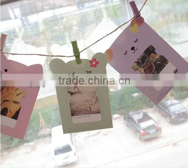 Fancy originality paper photo frame,little bear photo frame