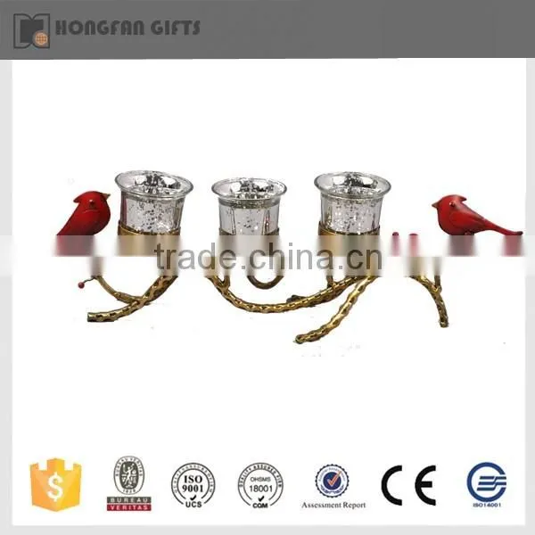 2016 new style Christmas metal candle holder