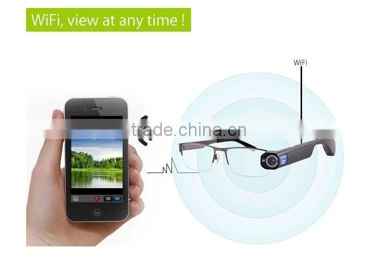 NEW Smart Wearable Wifi Camera Glasses