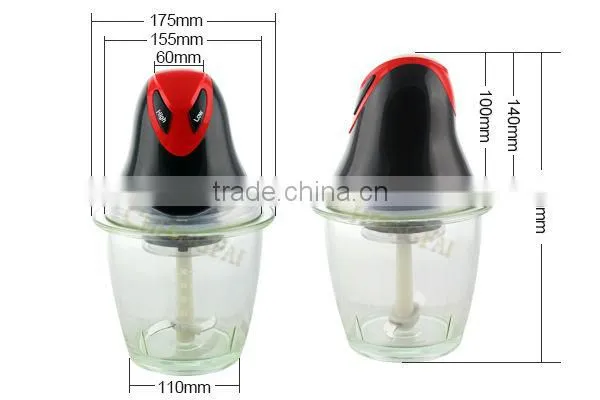 ABS Low Noise Glass Bowl Chopper