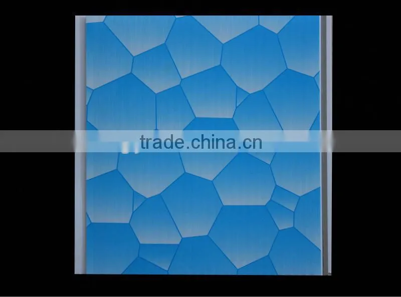 250*7mm2015 Hot Stamping Artistic PVC Ceiling Panel Designs PVC Panel China Supplier