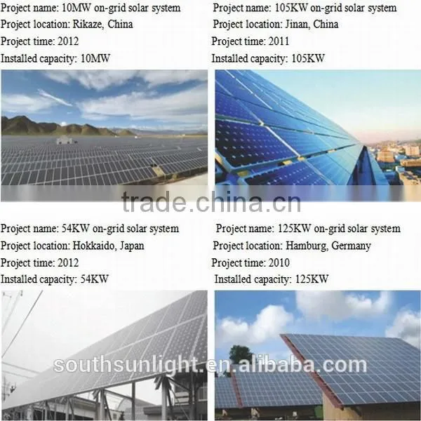 5KW home solar generation system, 5KW solar system for home